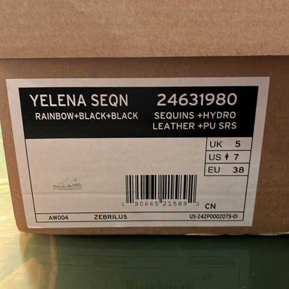 Dr. Marten Yelena Rainbow sequin sandals. Size 7. - Picture 2 of 16